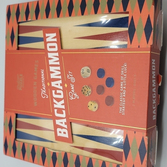 Wooden games chess & backgammon - Picture 3 of 5